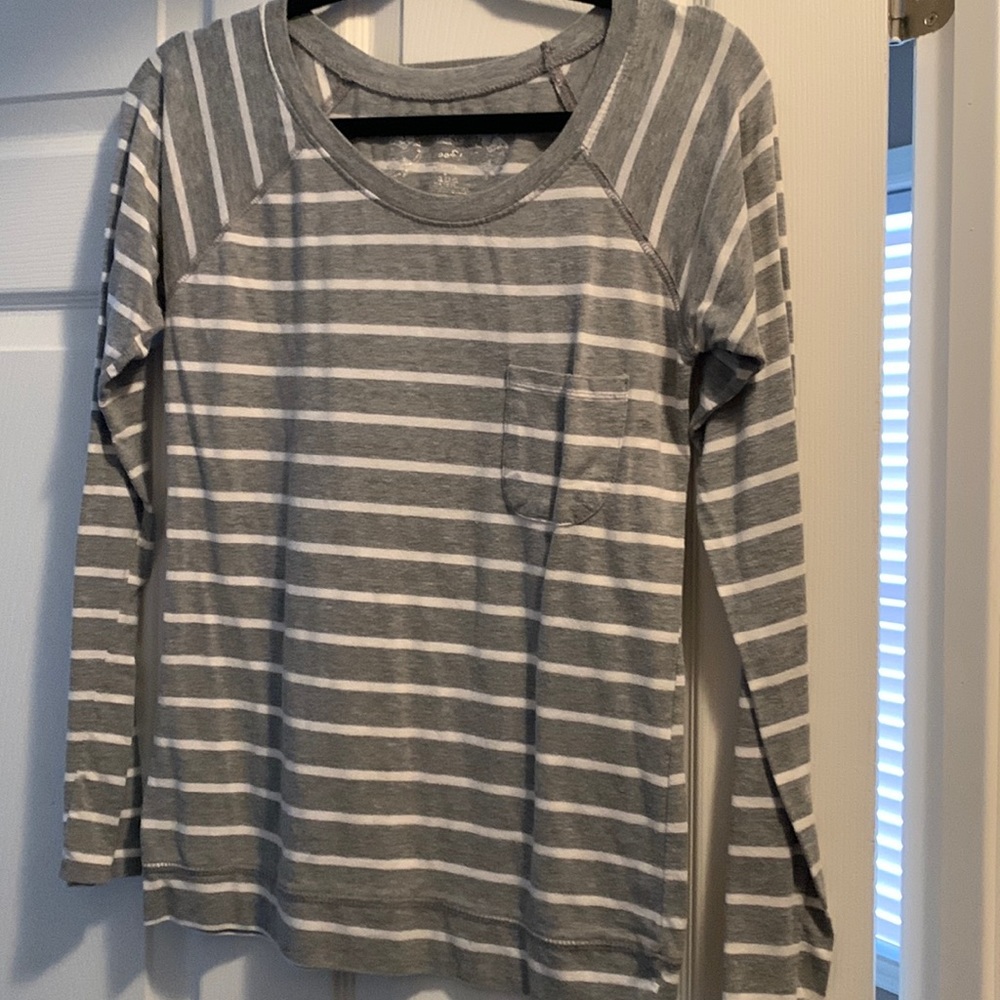 Striped long sleeve shirt size M